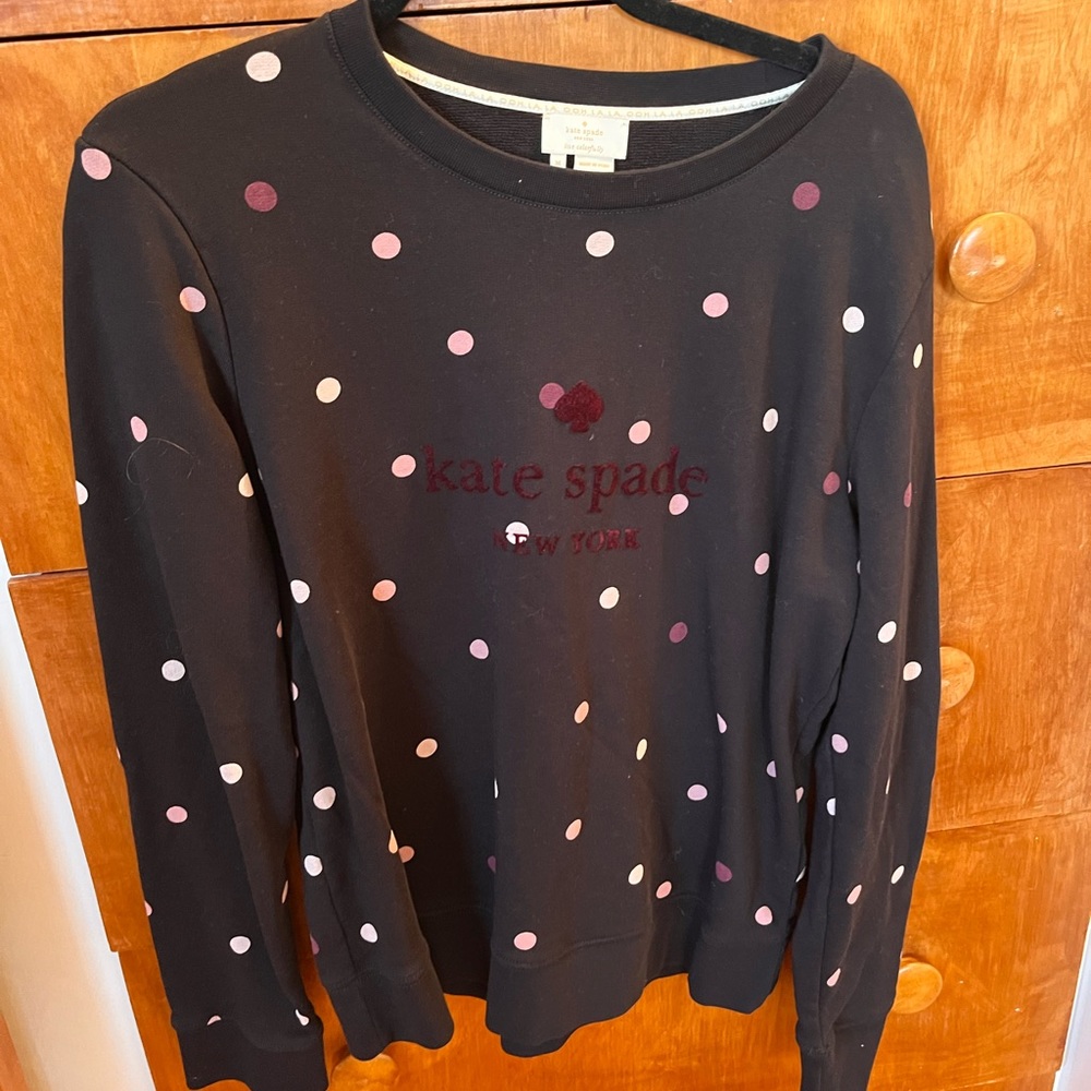 Kate Spade Polka Dot Crewneck Sweatshirt - Size M